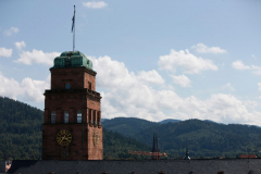 Uniturm mit Ausblick auf den Schwarzwald © P. Mesenholl 2009