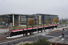 Die Technische Fakultät mag außerhalb des Stadtkerns liegen, ist aber dennoch bequem per Straßenbahn zu erreichen. © Thomas Kunz 2016