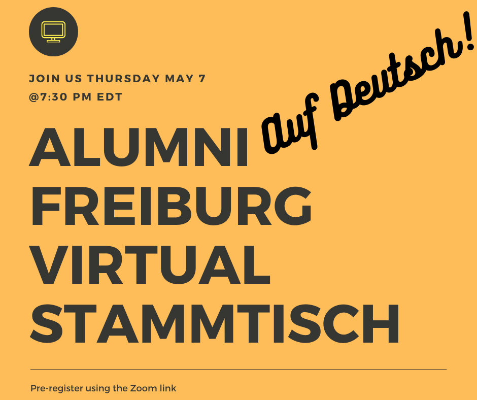 Alumni-Club Nordamerika: Virtual Stammtisch auf Deutsch