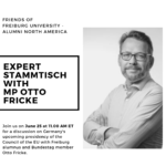 Alumni-Club Nordamerika: Expert Stammtisch with MP Otto Fricke