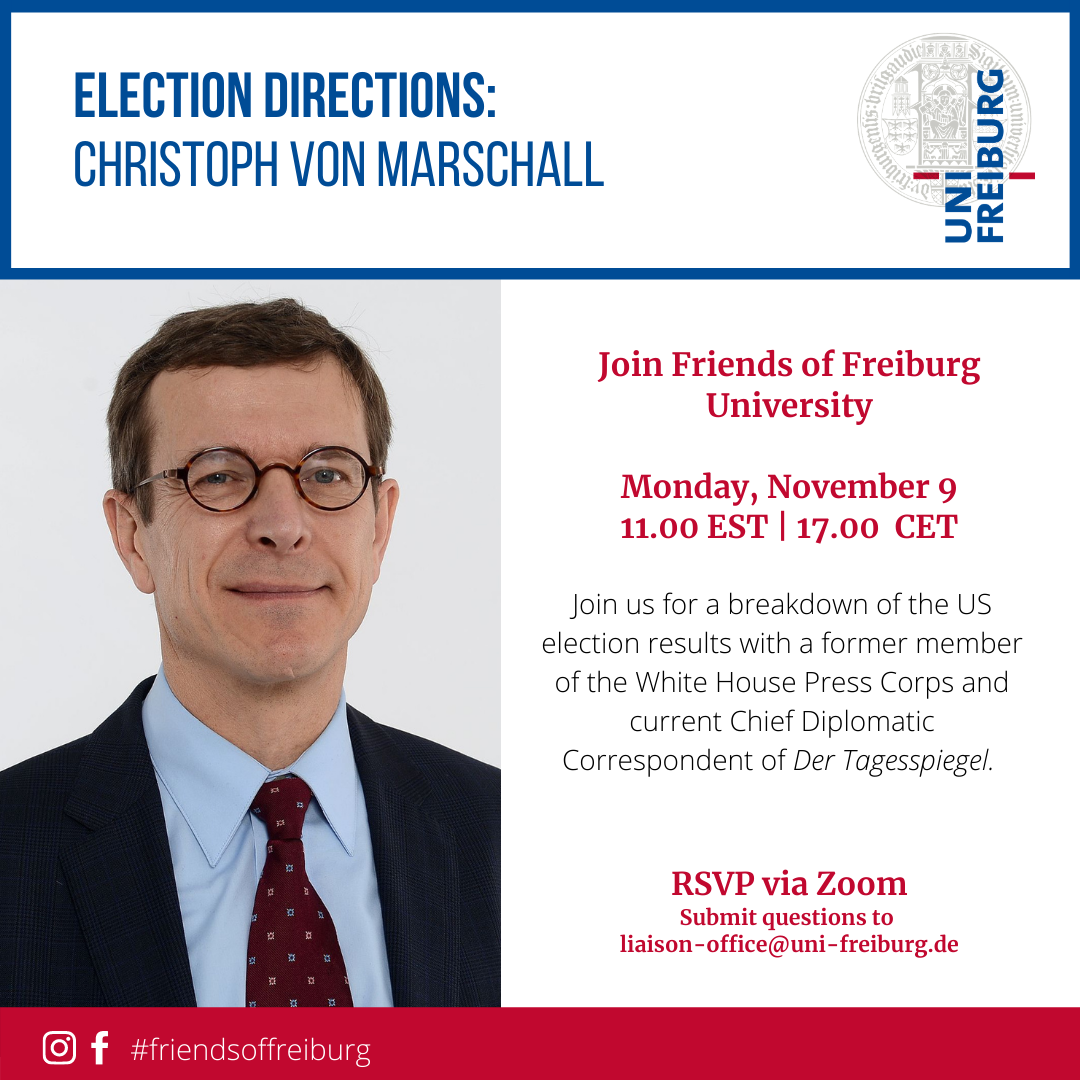Alumni-Club Nordamerika: Election Directions with Christoph von Marschall