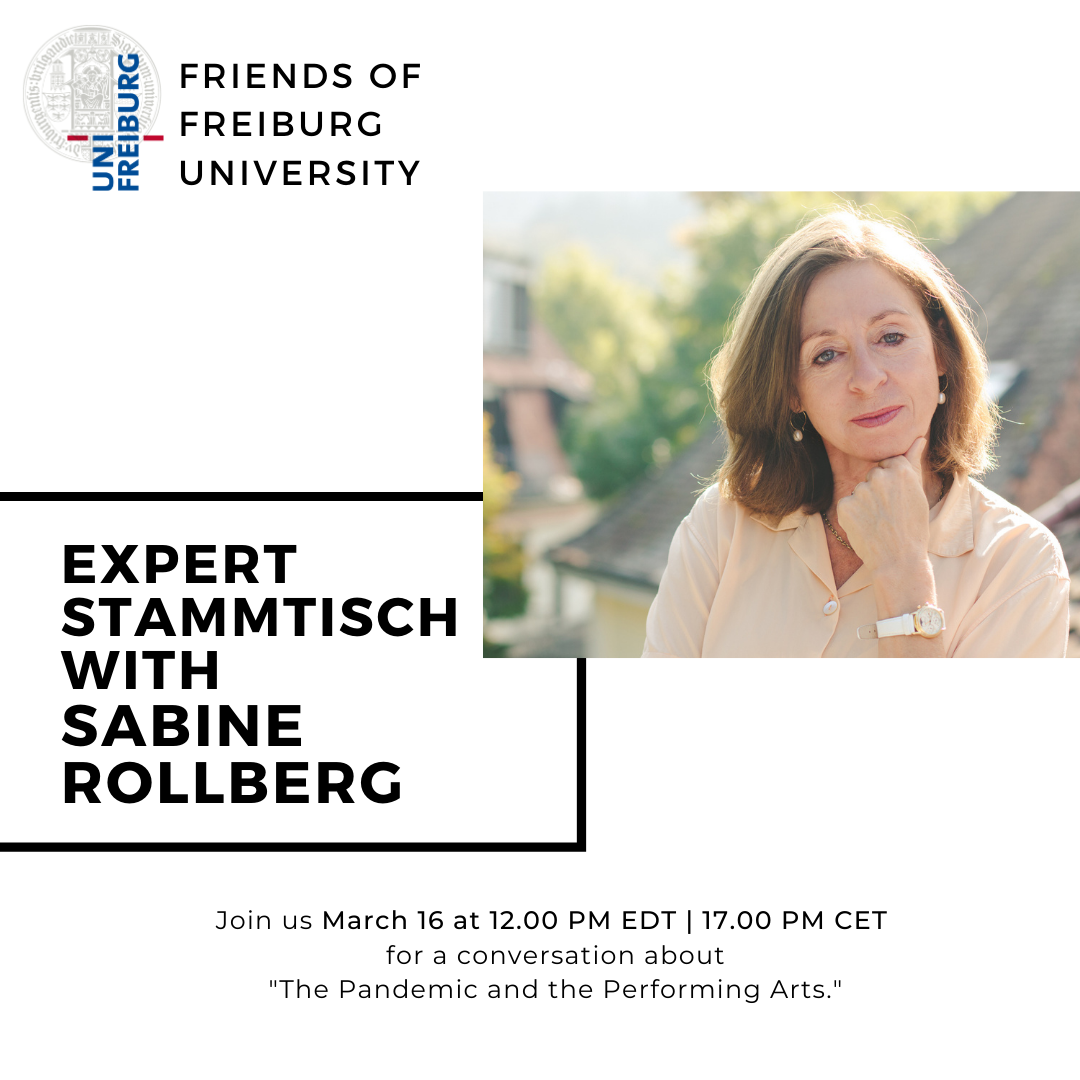 Alumni-Club Nordamerika: "The Pandemic and the Performing Arts" with Sabine Rollberg