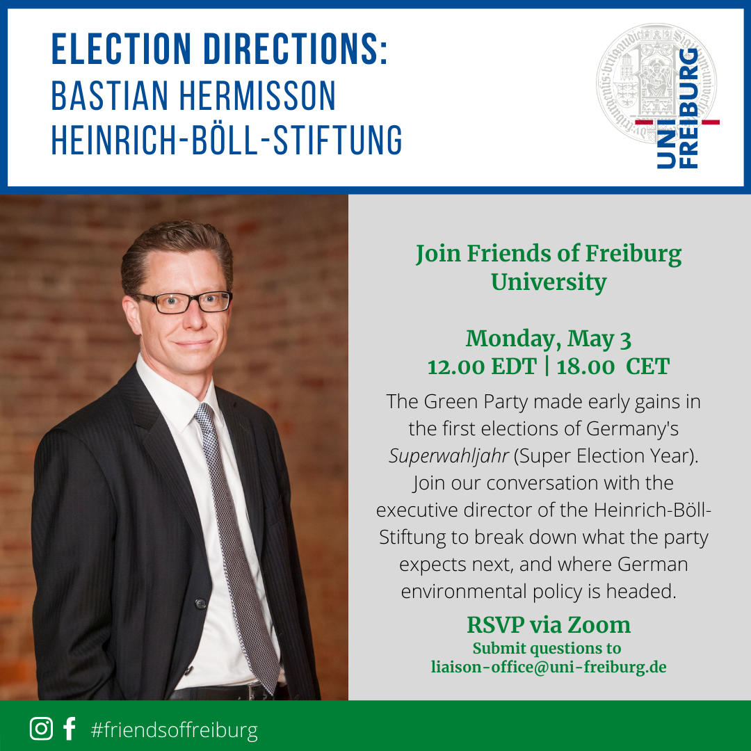 Alumni-Club Nordamerika: Election Directions - Bastian Hermisson on the Green Party