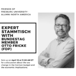 Alumni-Club Nordamerika: Bundestag Member Otto Fricke