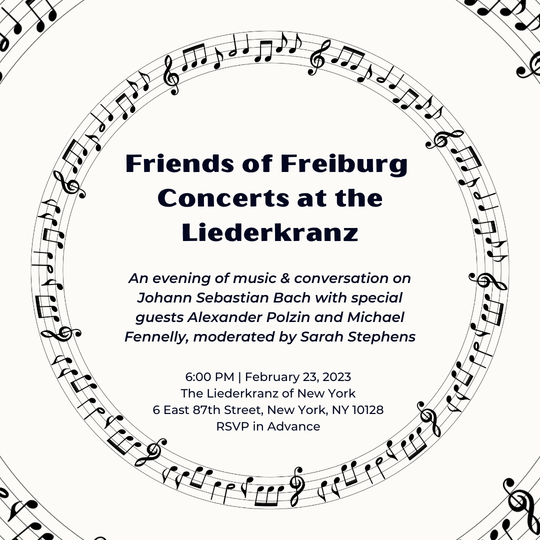 Alumni-Club Nordamerika: Friends of Freiburg Concerts at the Liederkranz